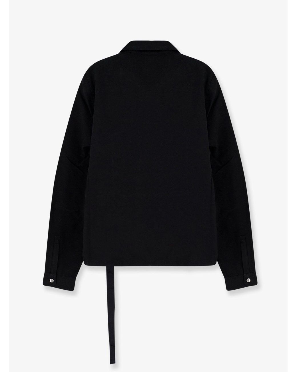 Rick Owens Black Denim Jacket for men