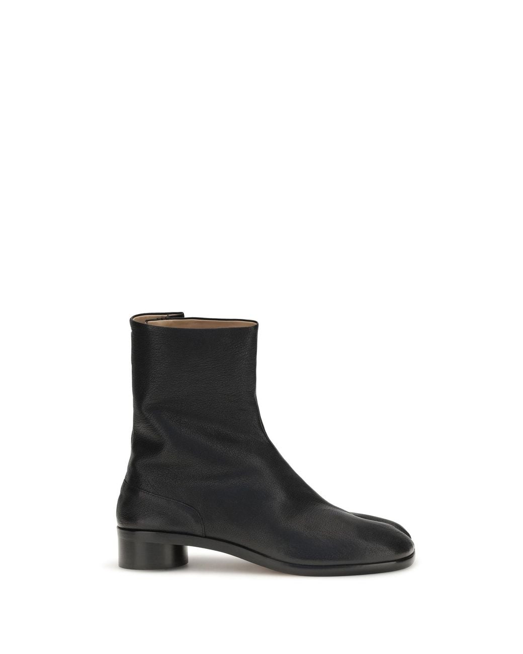 Margiela Black Tabi Ankle Boots for men