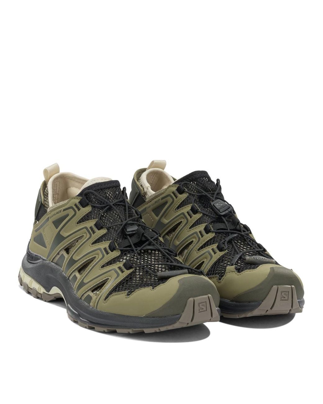 Salomon Green "Xa Pro 3 D Modular" Low Top Sneakers
