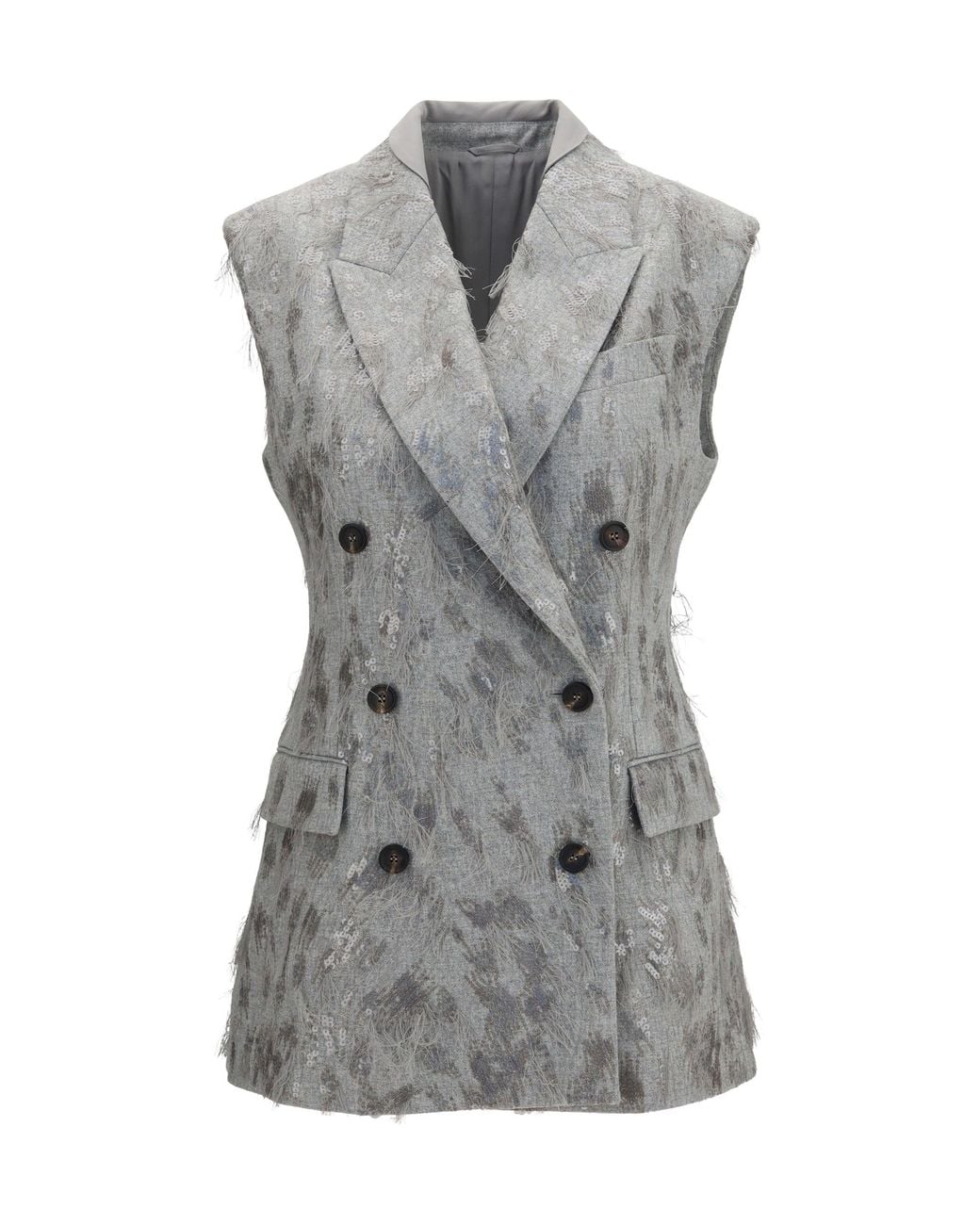 Brunello Cucinelli Gray Gilet