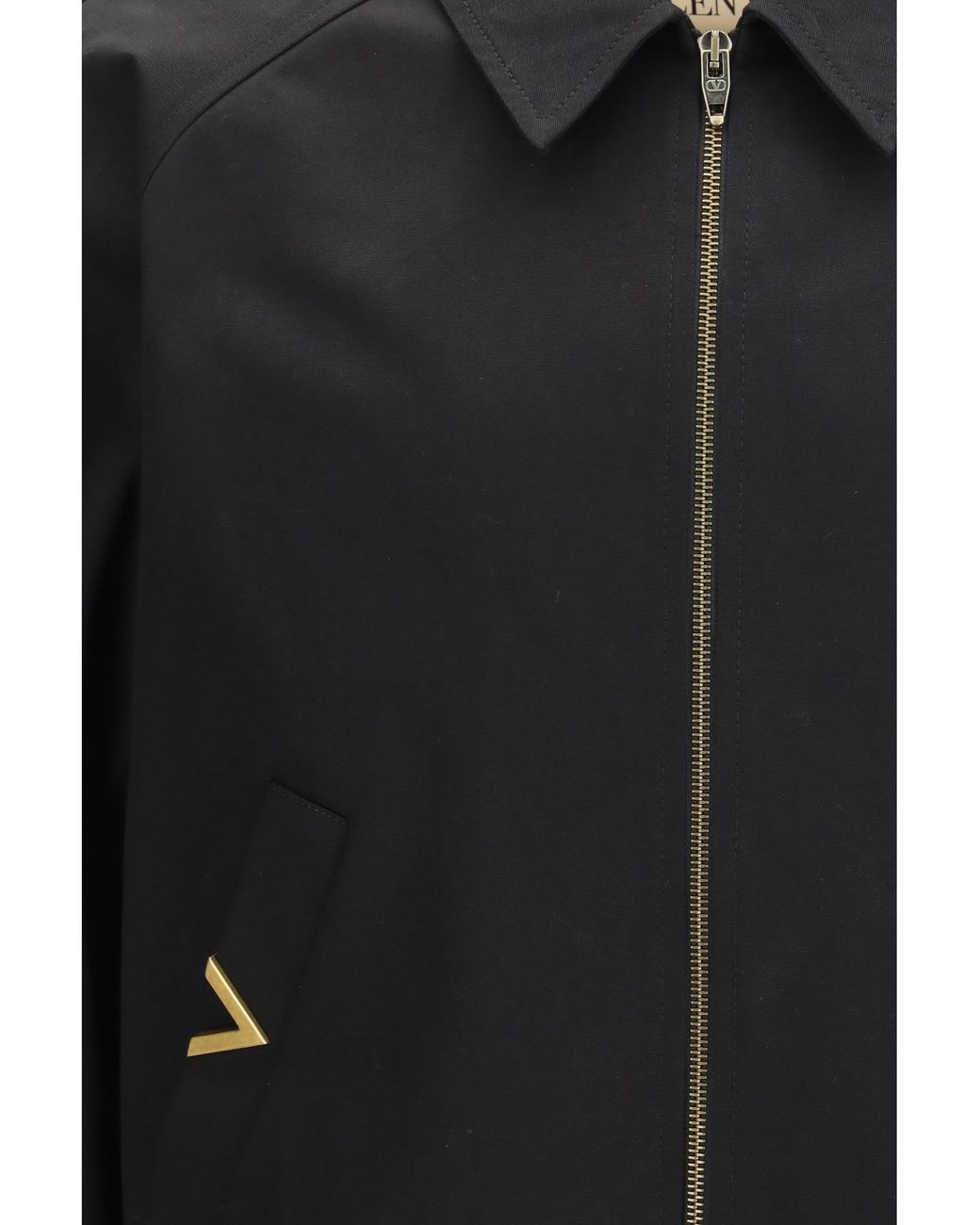 Valentino Black Collared Jacket for men