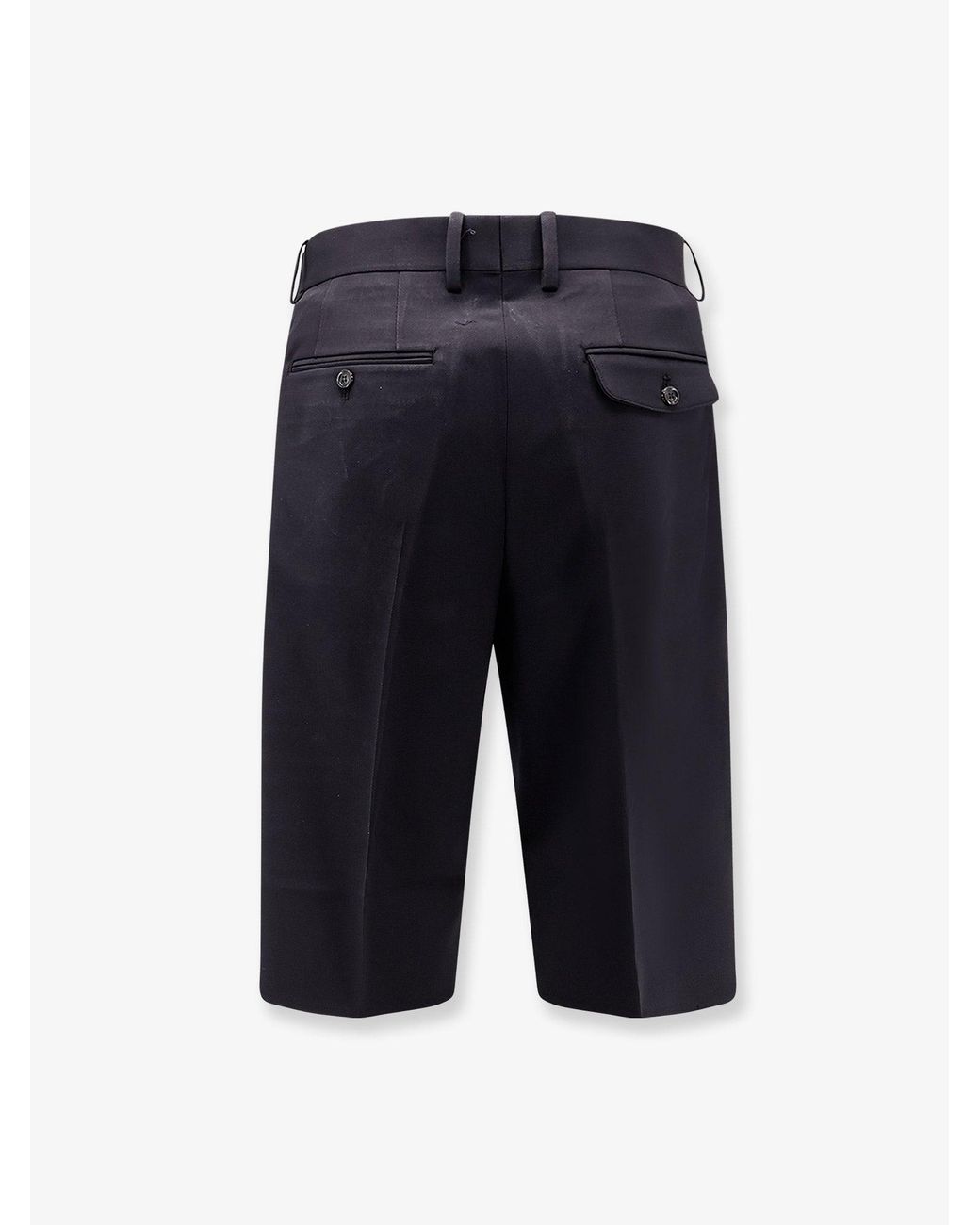 TONYWACK Blue Wool Blend Bermuda Shorts Dark for men