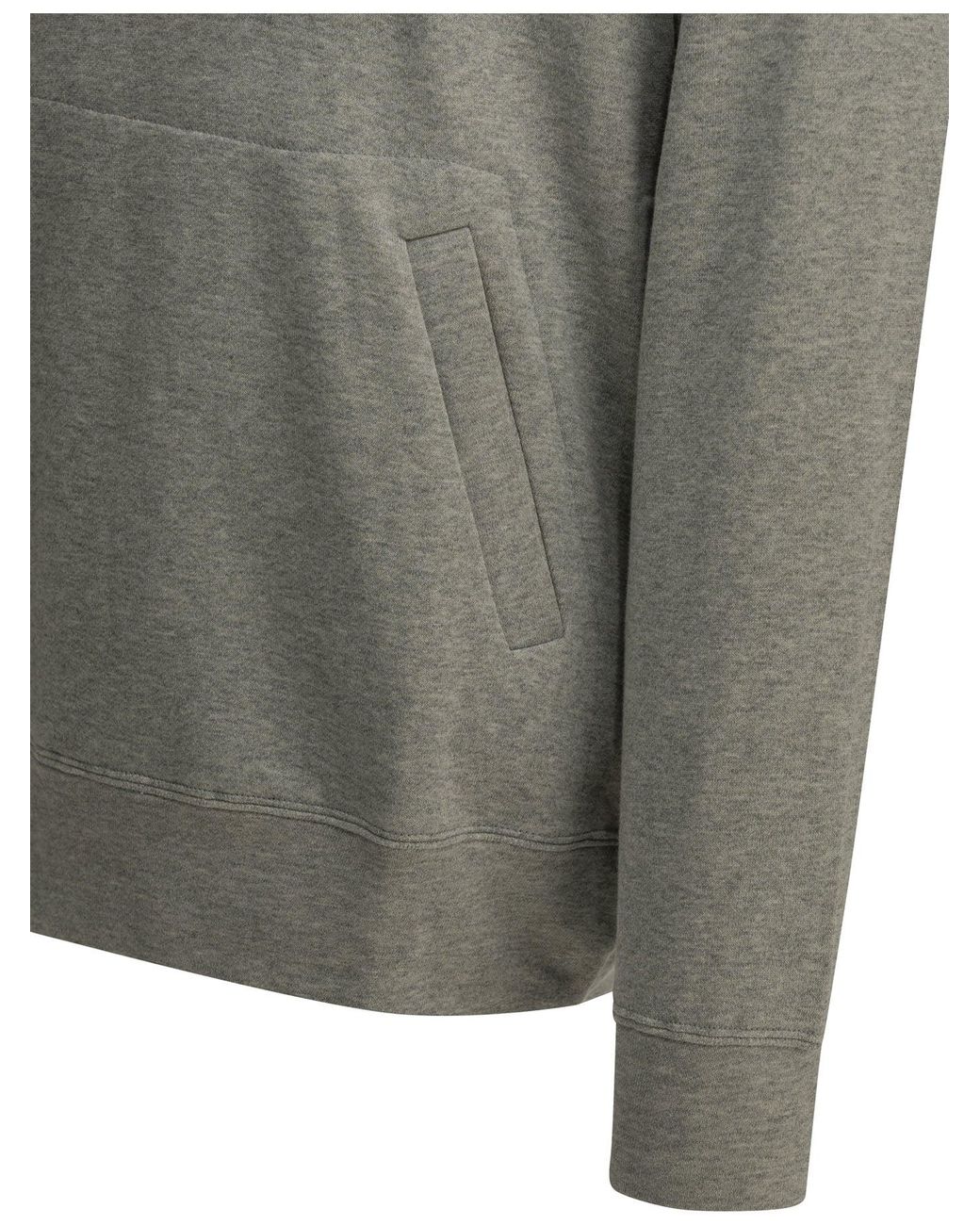 COMME DES GARÇONS PLAY Gray Emblem" Hoodie for men