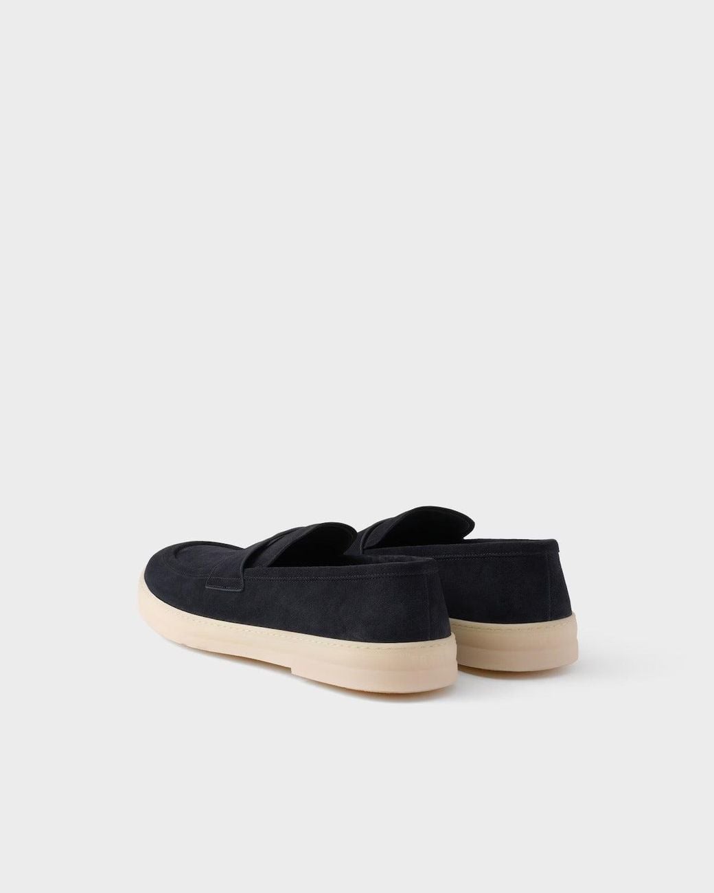 Prada White Sneakers Suede Leather for men