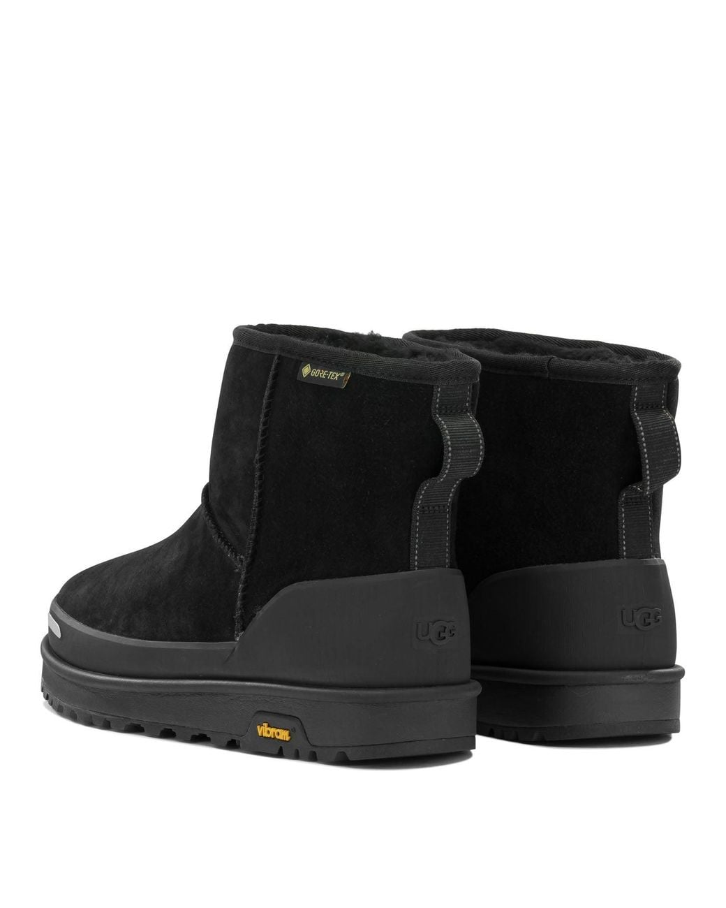 Ugg Black "Classic Mini Guard Gtx" Pull-On Ankle Boots