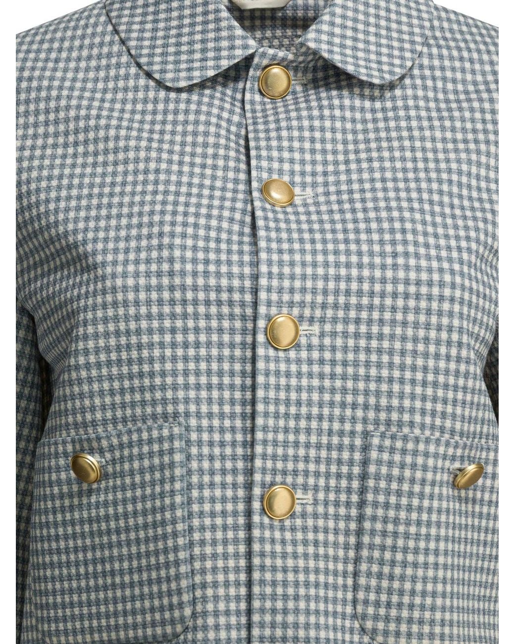 Circolo 1901 Lightblue Cotton Jacket