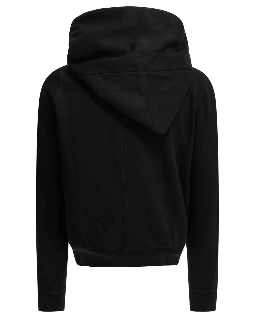 Rick Owens Black "Mountain" Zip-Up Sweatshirt for men