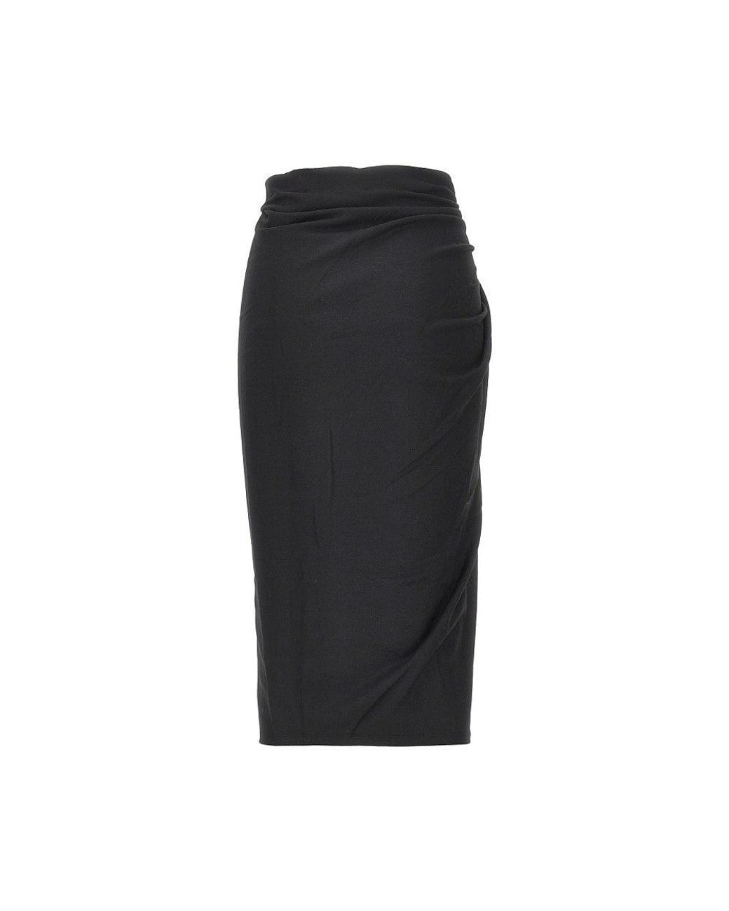 Isabel Marant Black Jeldia Jersey Midi Skirt