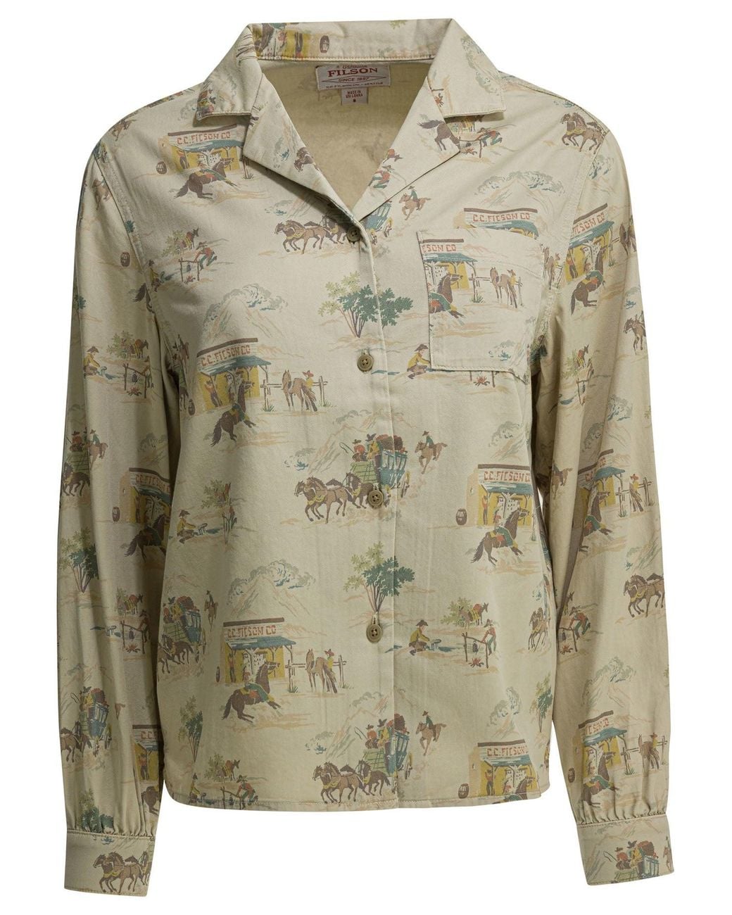 Filson Green "Twill Camp" Casual Shirt