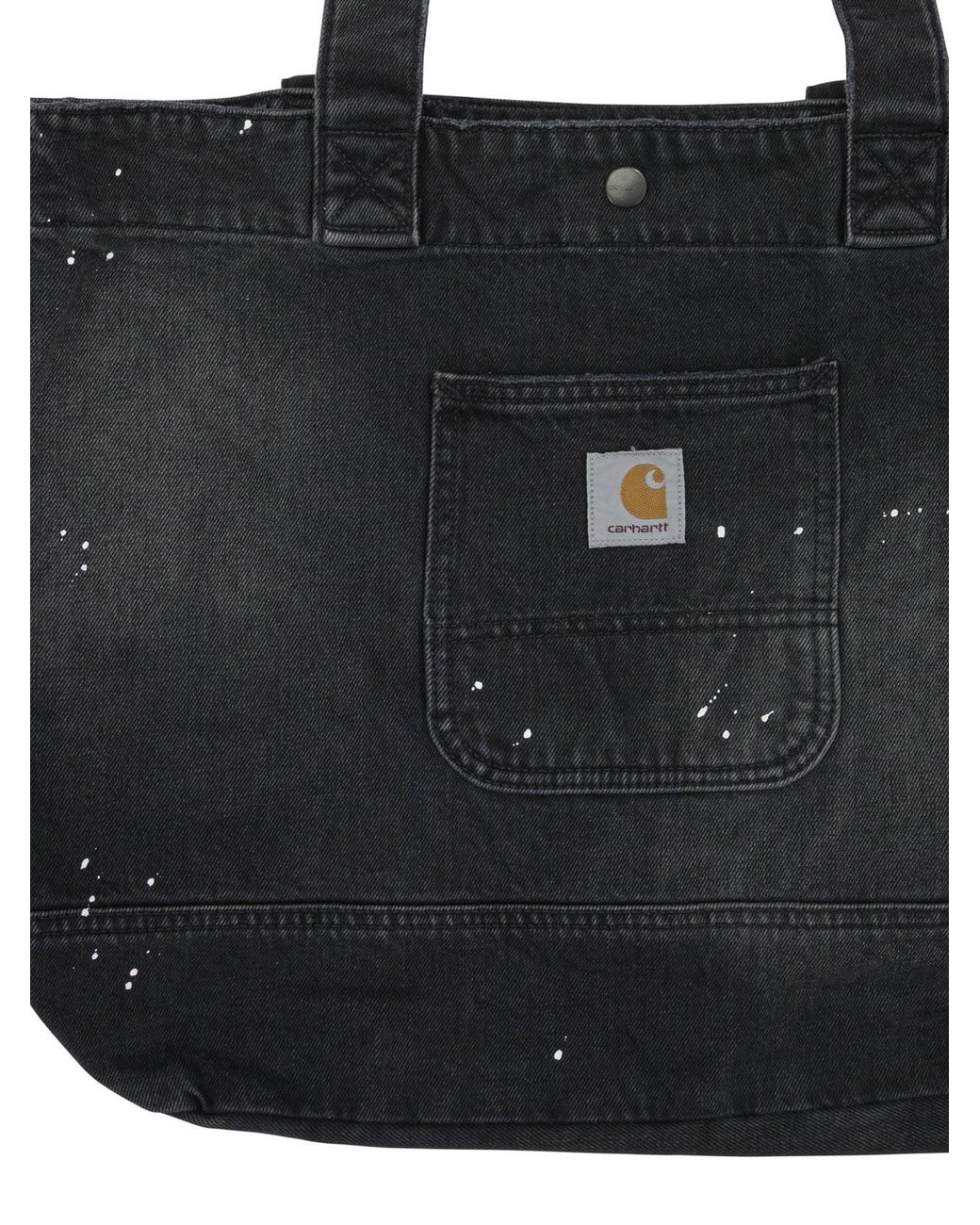 Carhartt Black "Denim Tote" Large Shoulder Bag