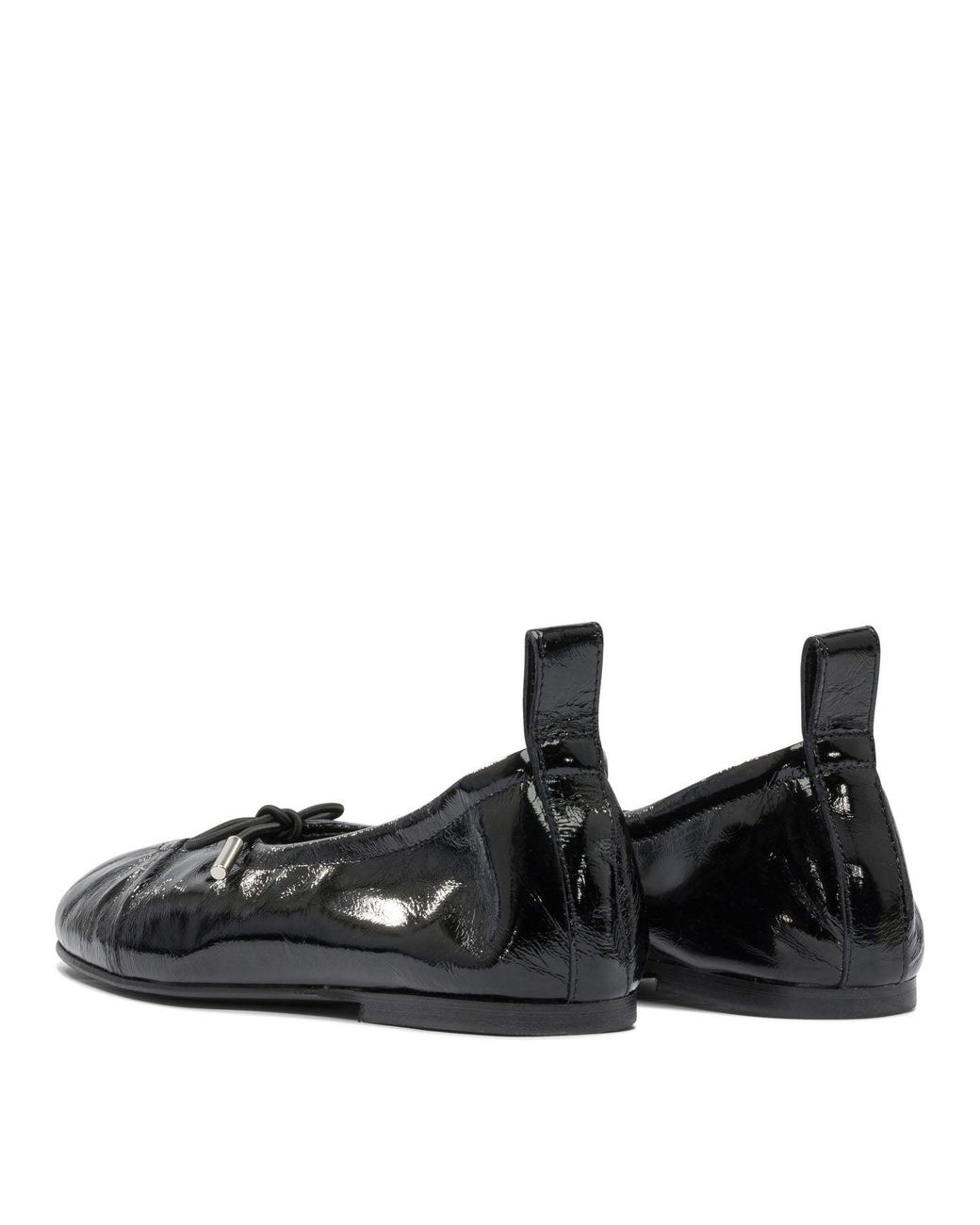 Alohas Black Rosalind Onix Leather Ballet Flats
