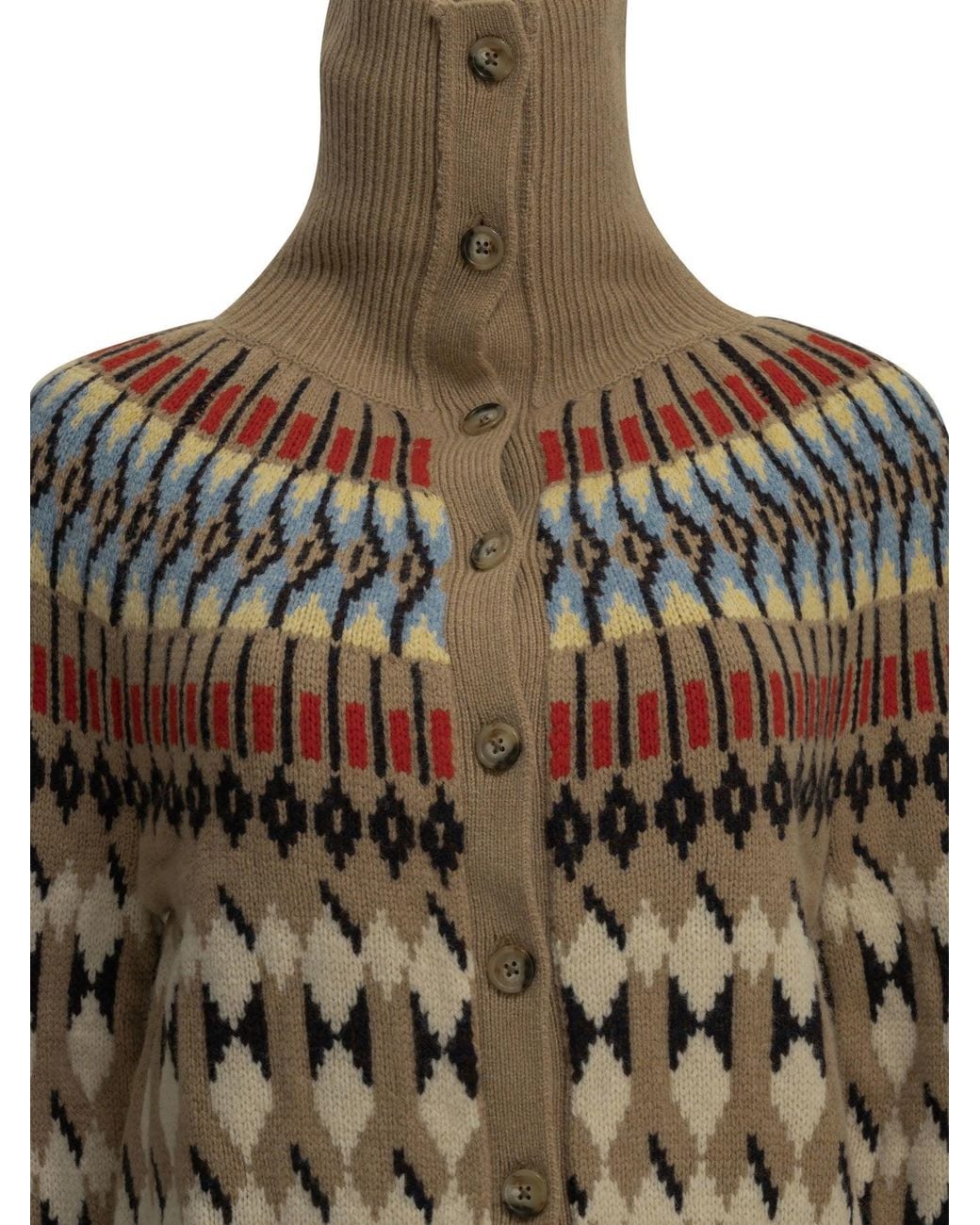Polo Ralph Lauren Brown Wool And Cashmere Cardigan