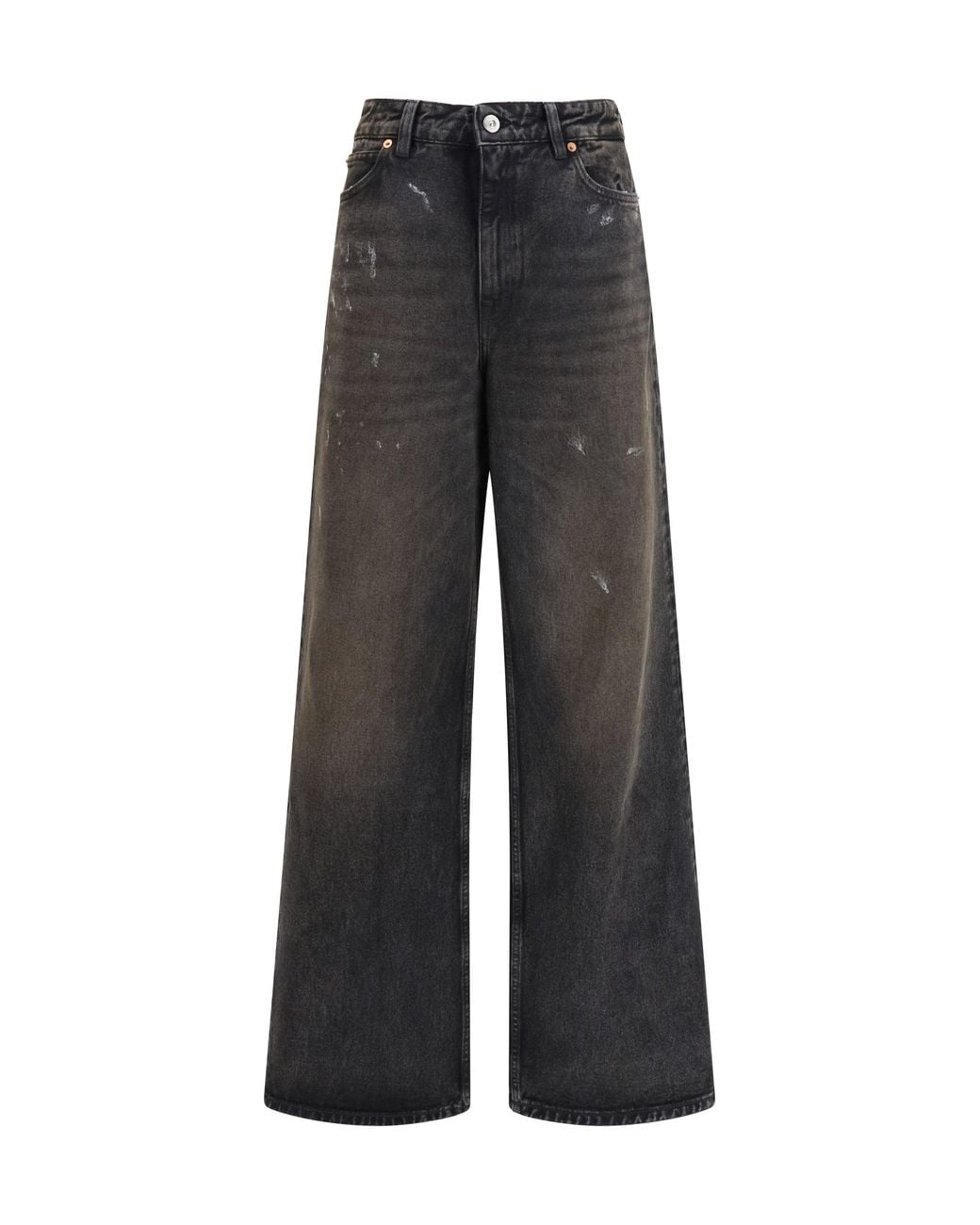Our Legacy Black Full Cut Nebula Wash Jeans