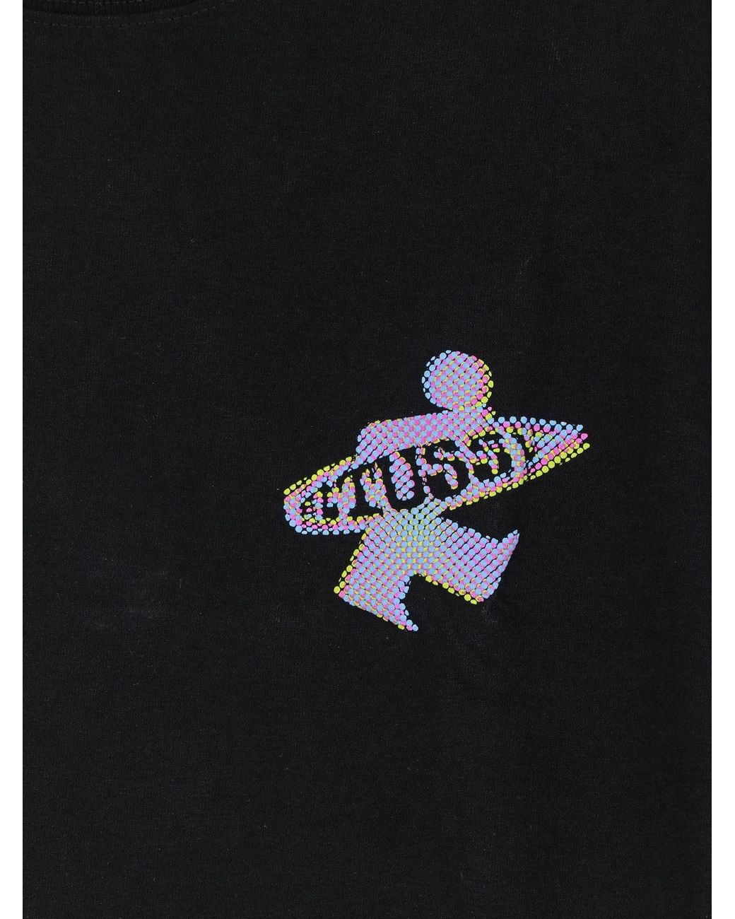 Stussy Black Dot Surf Cotton T-Shirt for men