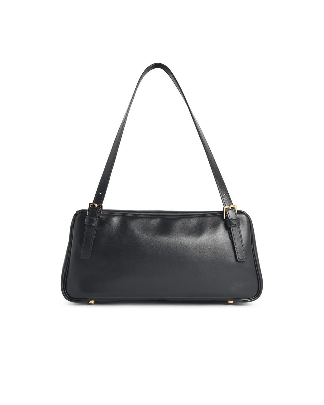 Versace Black 'Tag' Leather Bag