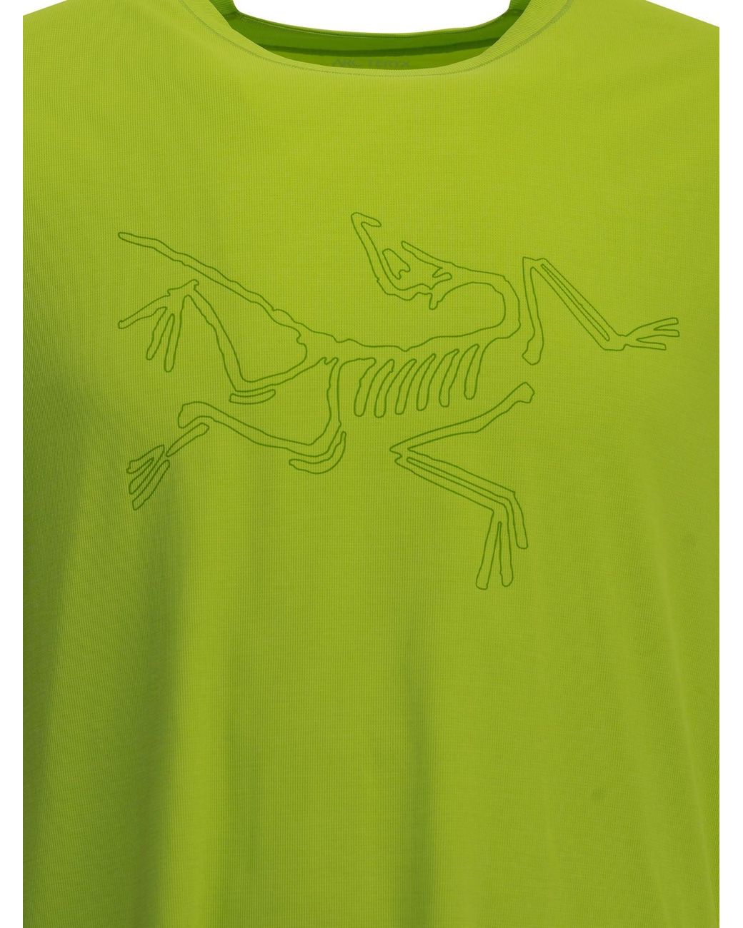 Arc'teryx Green Cormac Logo Crew-Neck T-Shirt for men