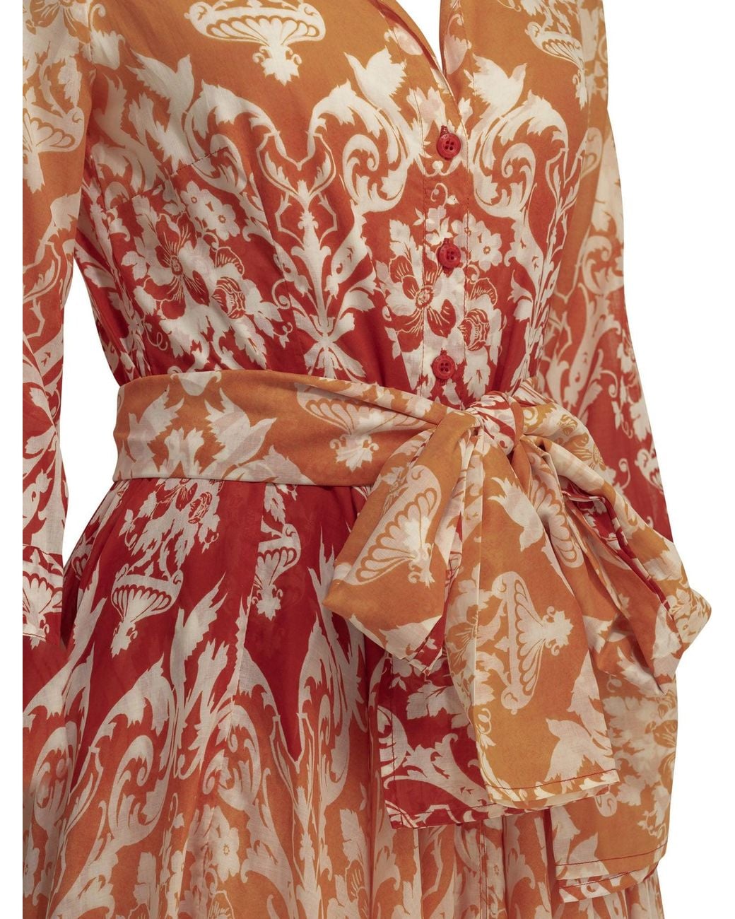 Samantha Sung Red Cotton Dress