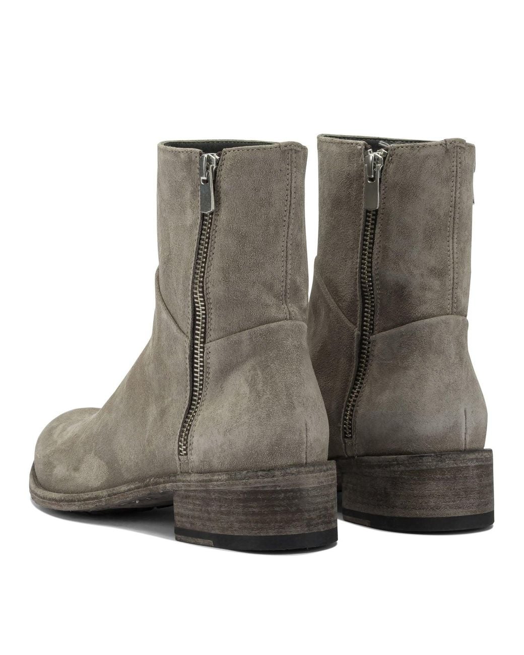 Officine Creative Brown "Lison 066" Zippered Ankle Boots