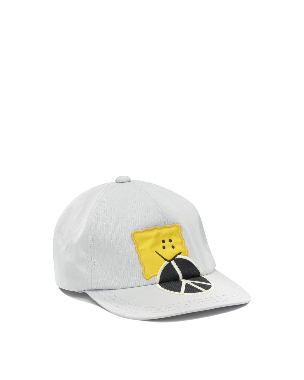 Kapital White Chino Peckish Peace Baseball Cap Light for men