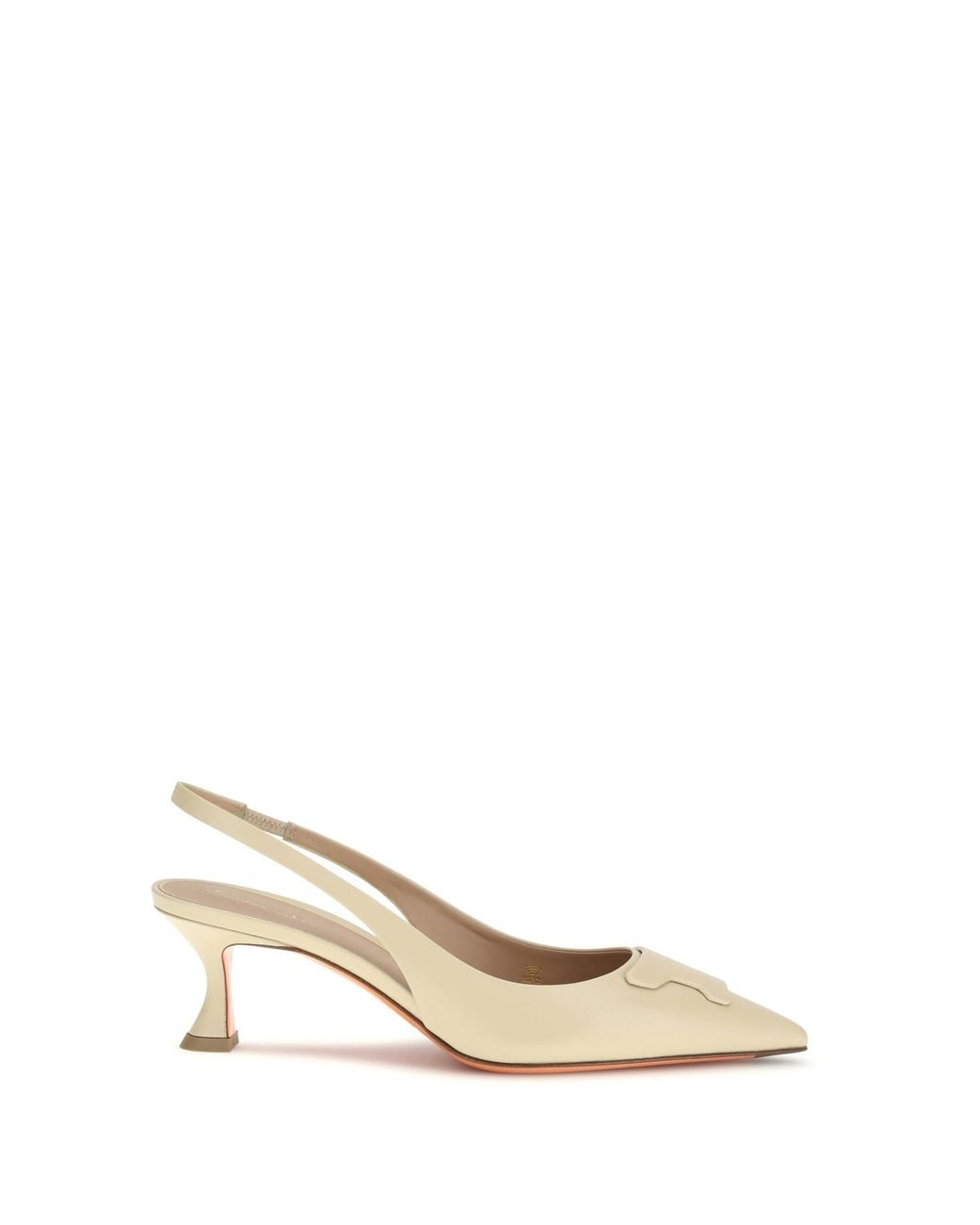 Santoni Natural Taylor Slingback Pumps