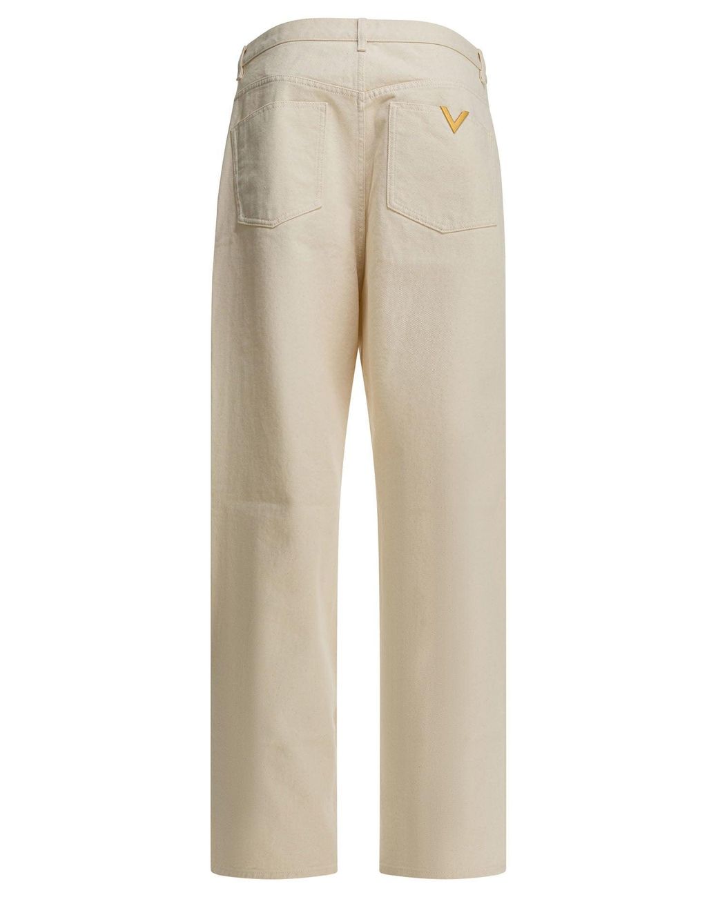 Valentino Natural Jeans White for men