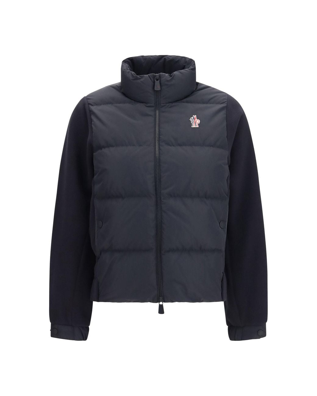 Moncler Blue Polartec Padded Cardigan