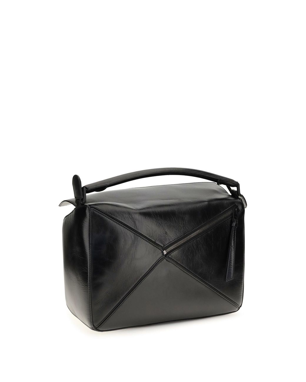 Loewe Black Handbag Puzzle Calfskin Calf Leather Shoulder Bags for men