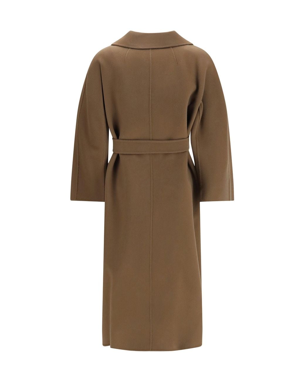 Max Mara Brown 'S Maxmara Esturia Virgin Wool Coat