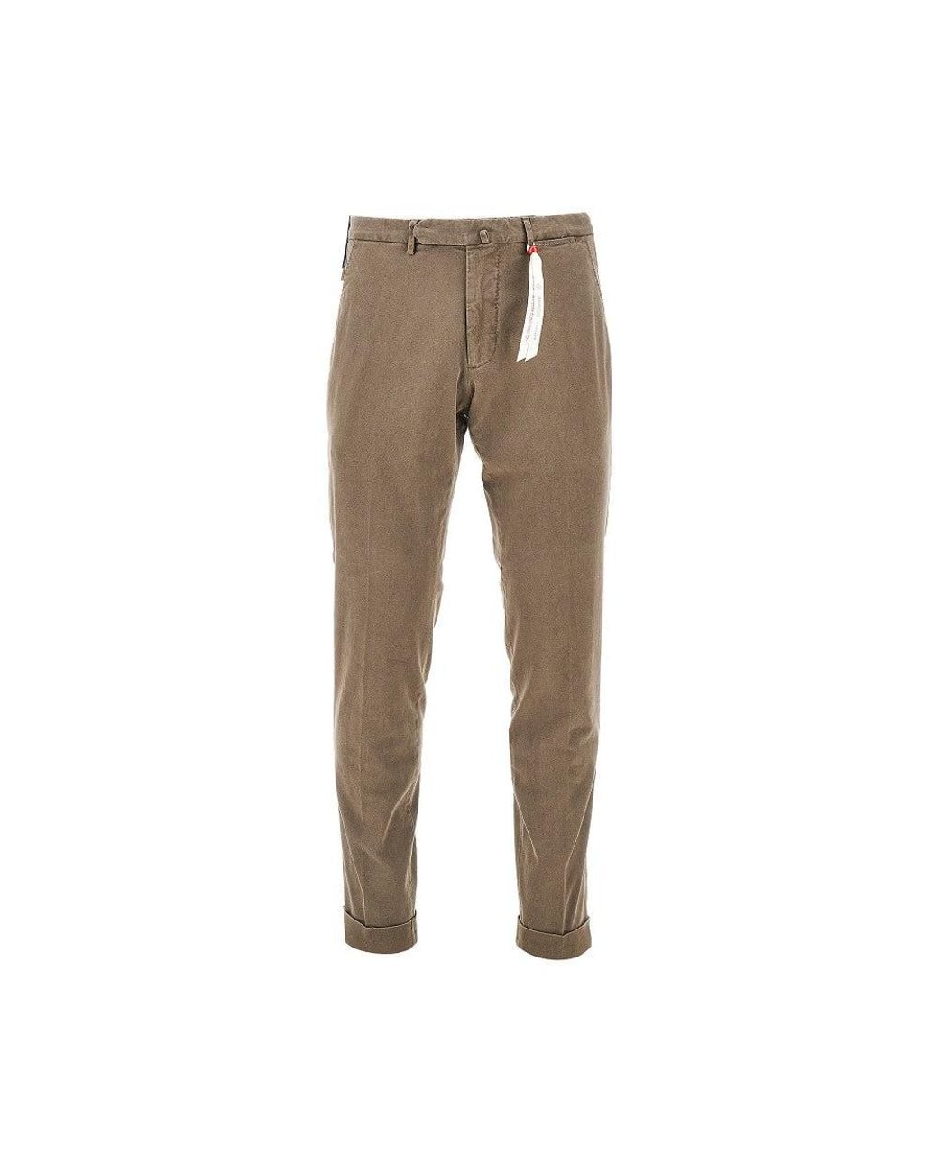 Santaniello Natural Praiano Evoluto Stretch Cotton Pants for men