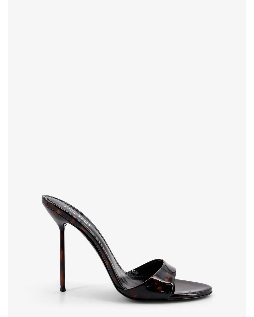 Paris Texas Brown Lidia Patent Leather Sandals