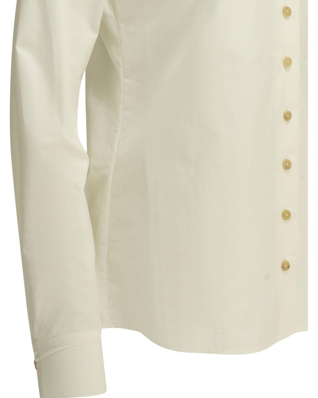 Khaite White "Ivy" Formal Shirt