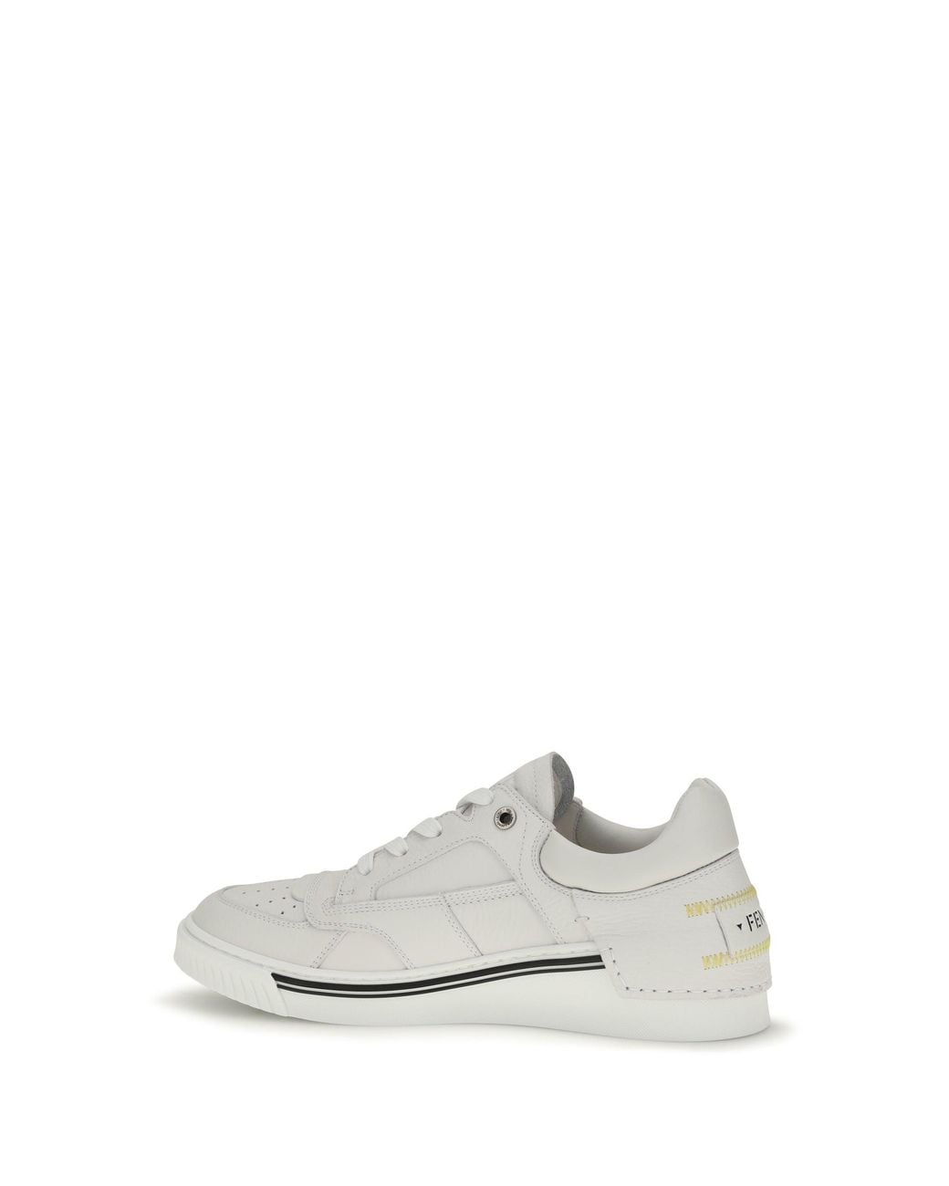 Fendi White Fender Sneakers for men