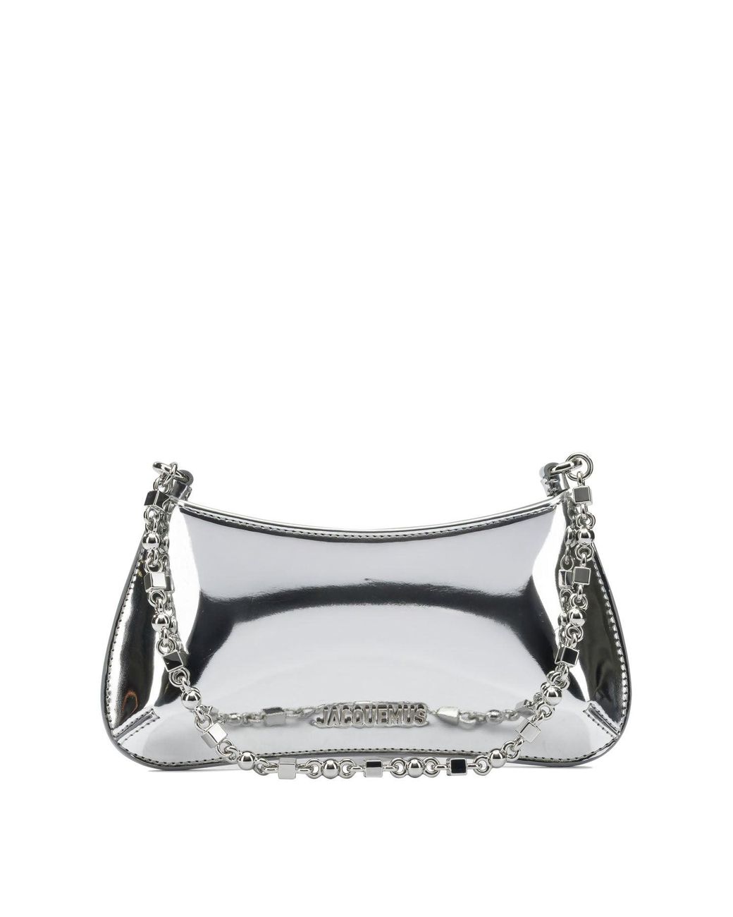 Jacquemus Gray "le Petit Bisou Chaine" Small Shoulder Bag