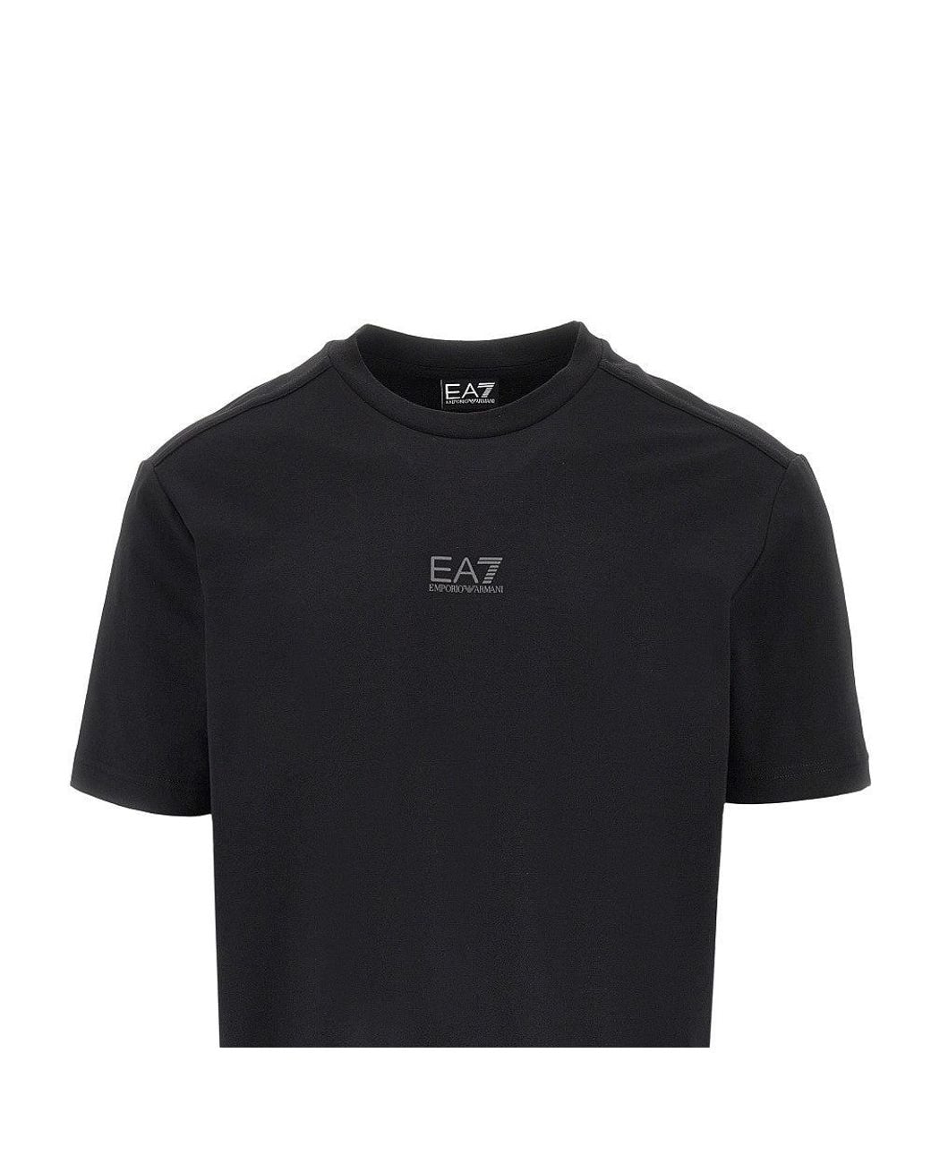 EA7 Black Natural Ventus 7 T-Shirt for men