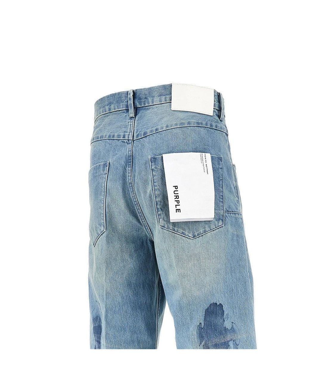 Purple Brand Blue Tailored Selvedge P018 Jeans for men