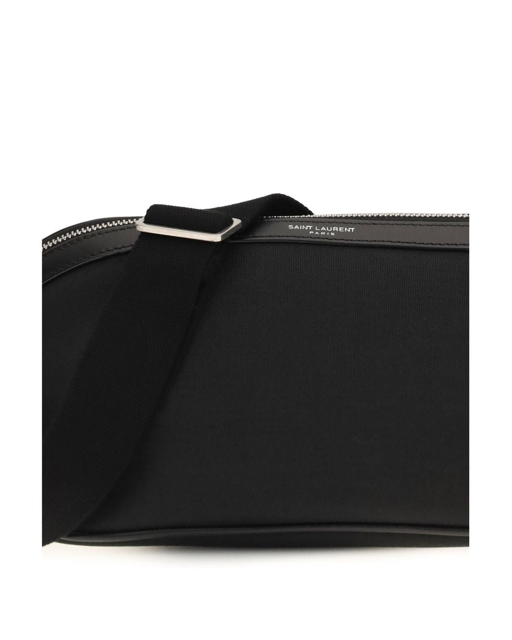 Saint Laurent White Canvas Fanny Pack for men