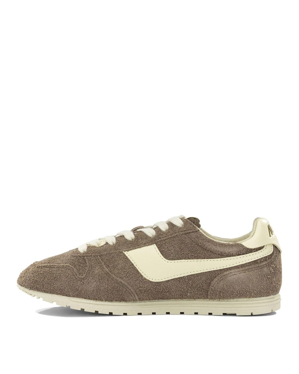 Autry Gray "Windspin" Low-Top Sneakers