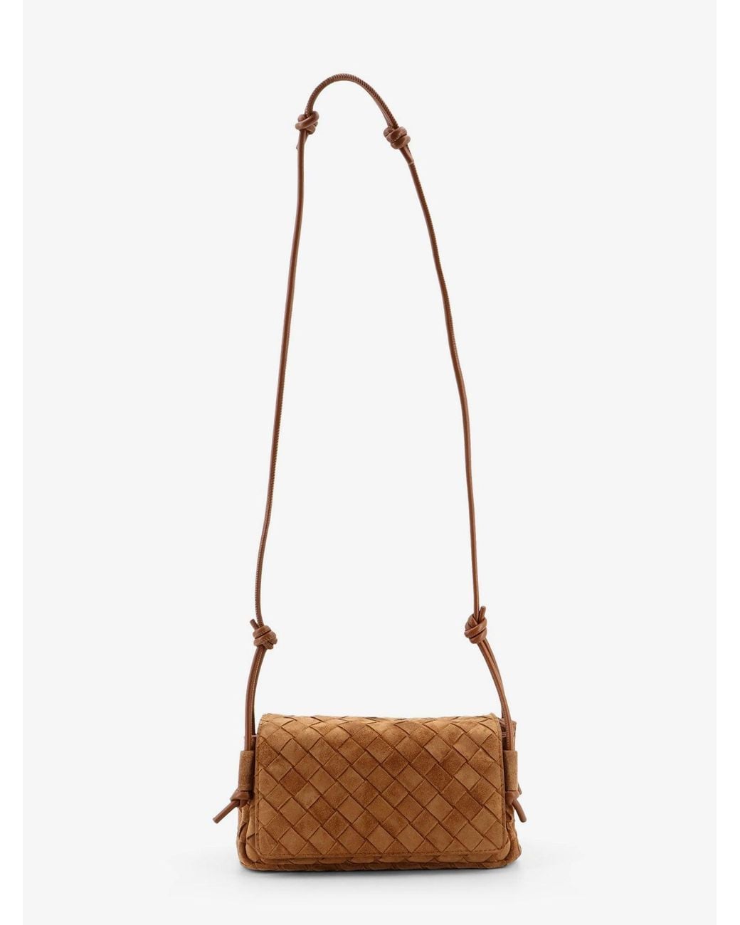 Bottega Veneta Natural Notturno Suede Pouch