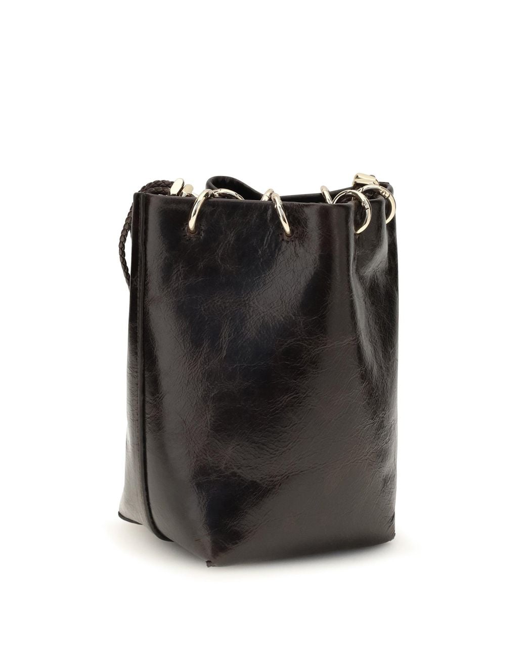 Benedetta Bruzziches Black Doudou Petite Bucket Bag