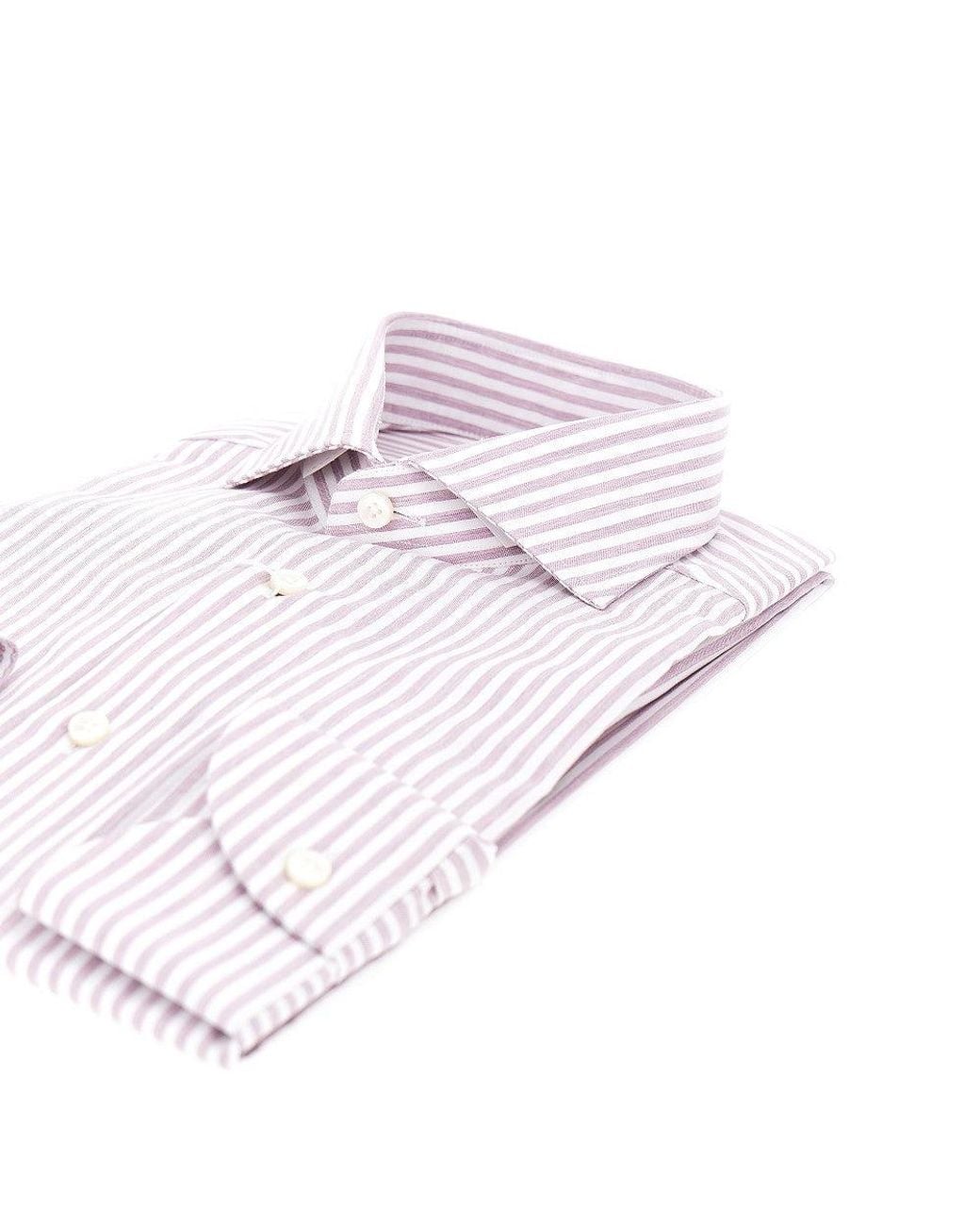 Xacus Purple Cotton Tailor Fit 'Travel' Shirt for men