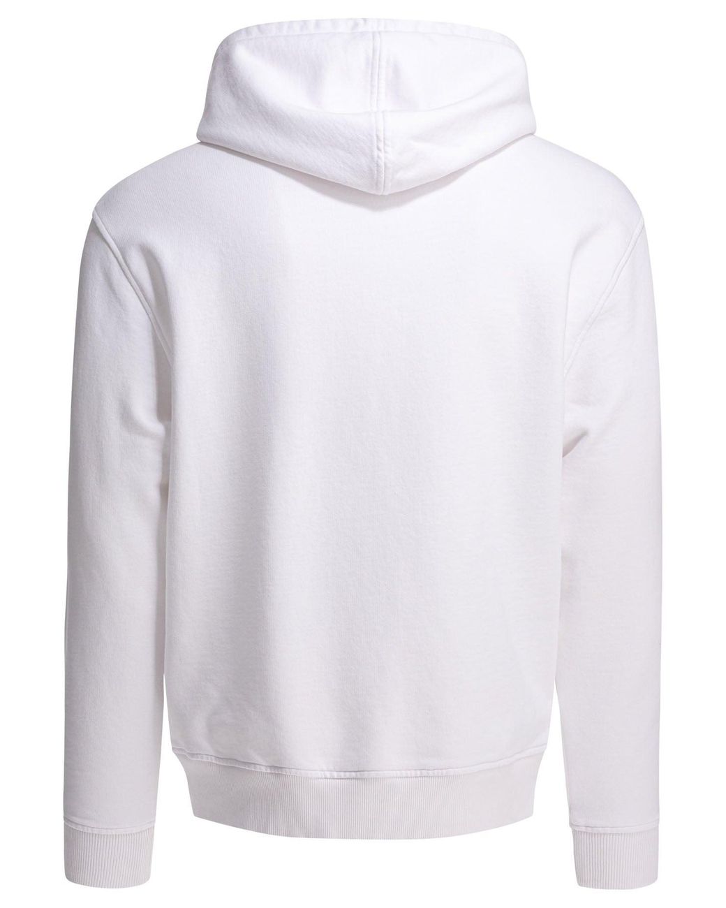 AMI White Hoodie With Logo for men