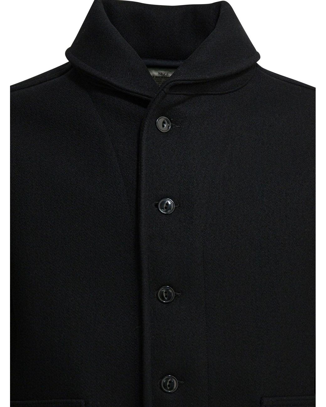 Buzz Rickson's Black Wool Bomber Jacket