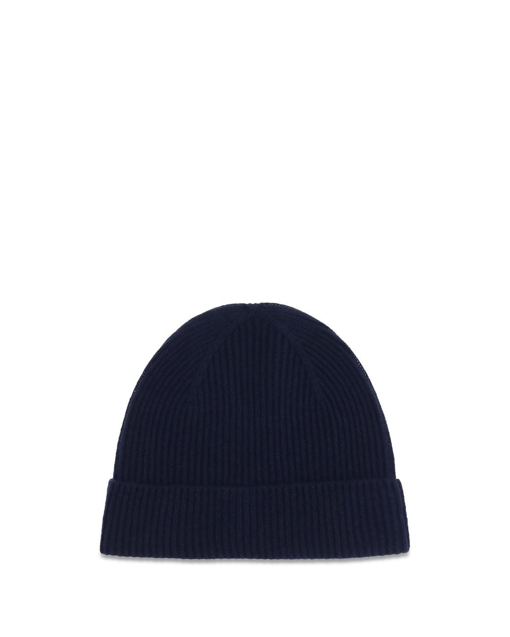Kiton Blue Wool Beanie Hat for men