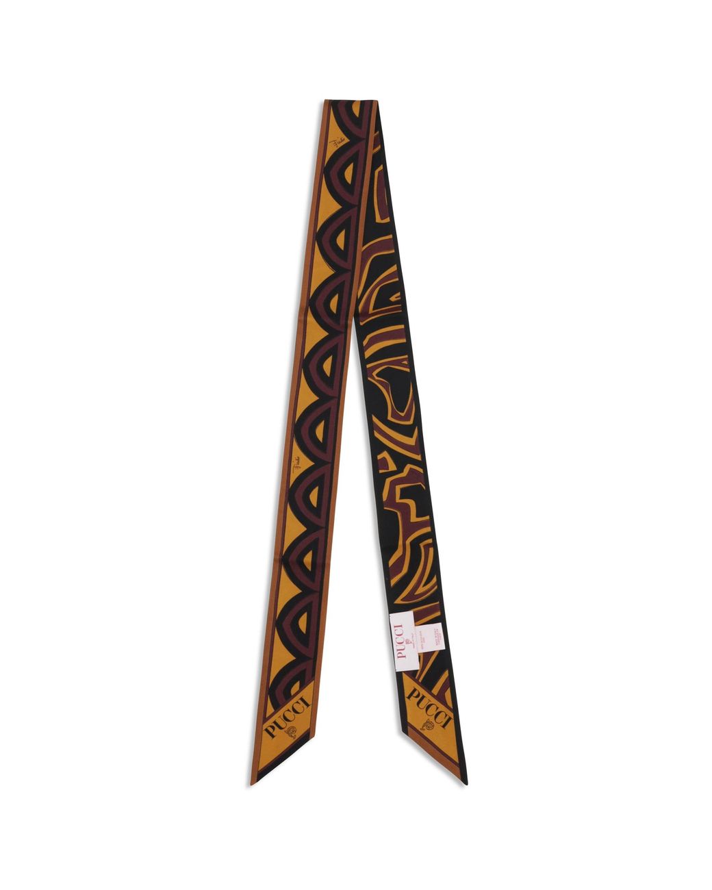 Emilio Pucci Natural Silk Twill Scarf