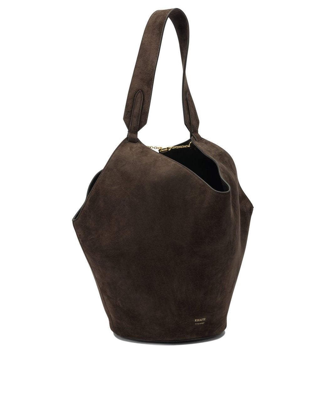 Khaite Black Medium "Lotus" Shoulder Bag
