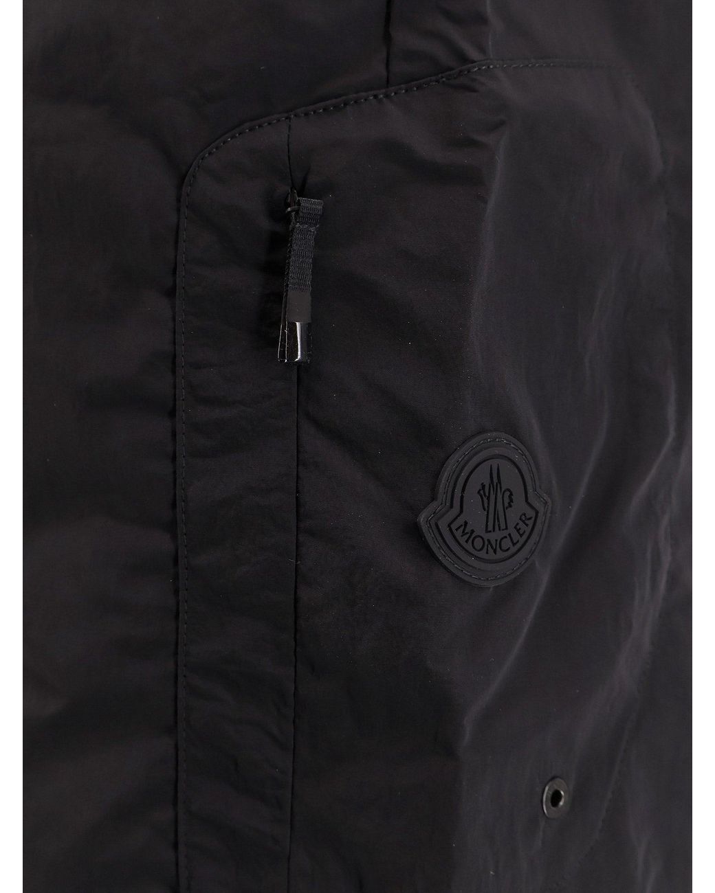 Moncler Blue Nylon Swim Trunks for men