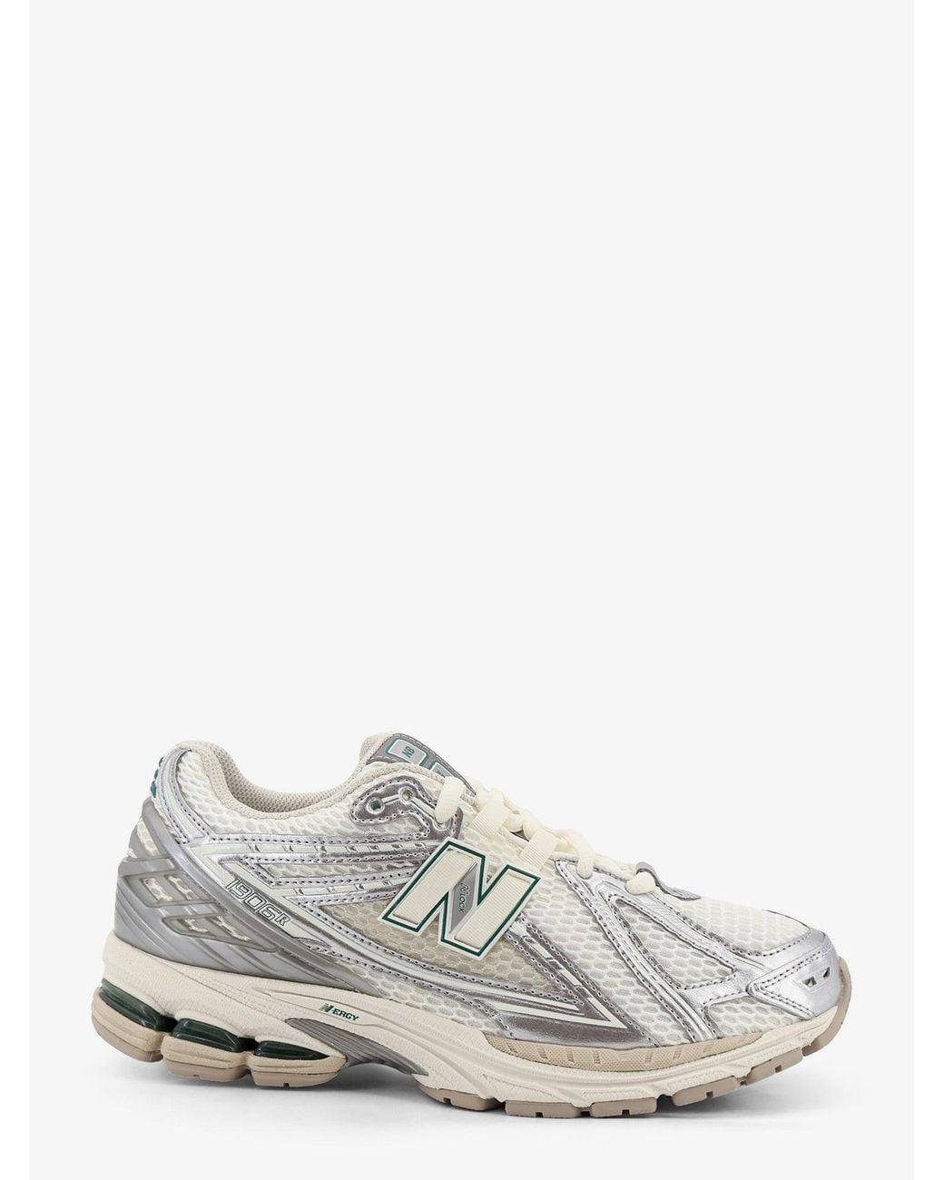 New Balance White 1906 Mesh Sneakers With Side Logo