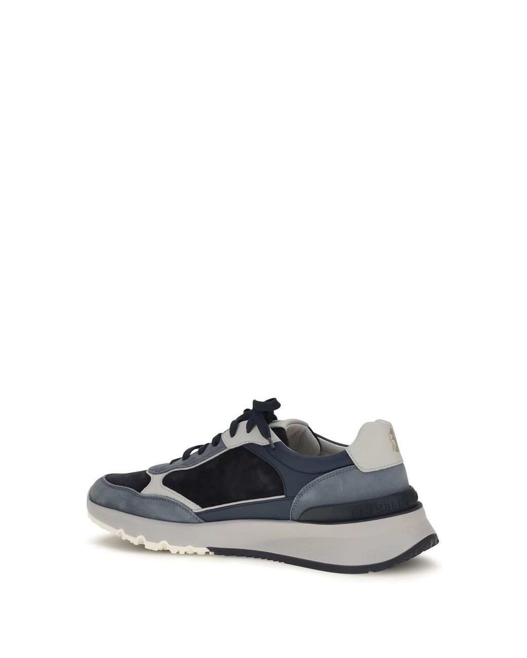 Brunello Cucinelli White Leather Sneakers for men