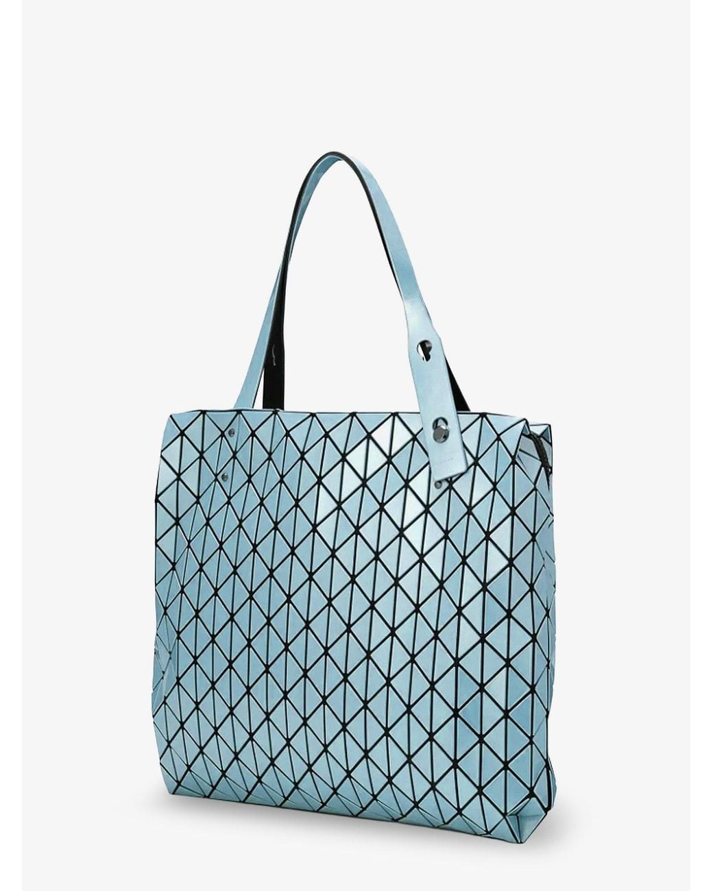Issey Miyake Blue Row Metallic Shoulder Bag