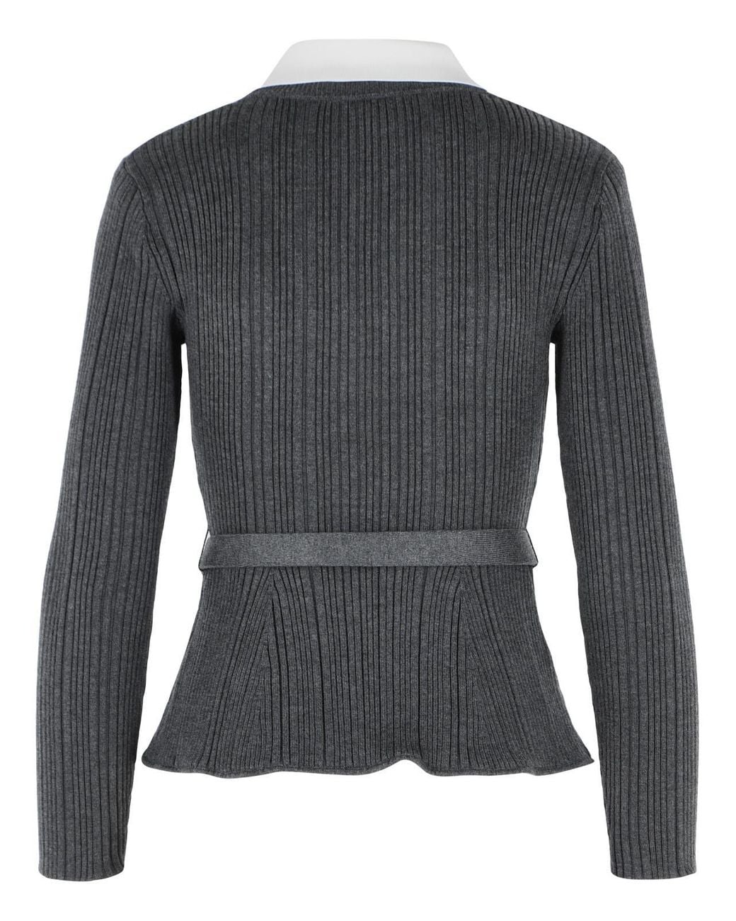 Self-Portrait Black Self Portrait Ribbed Cardigan